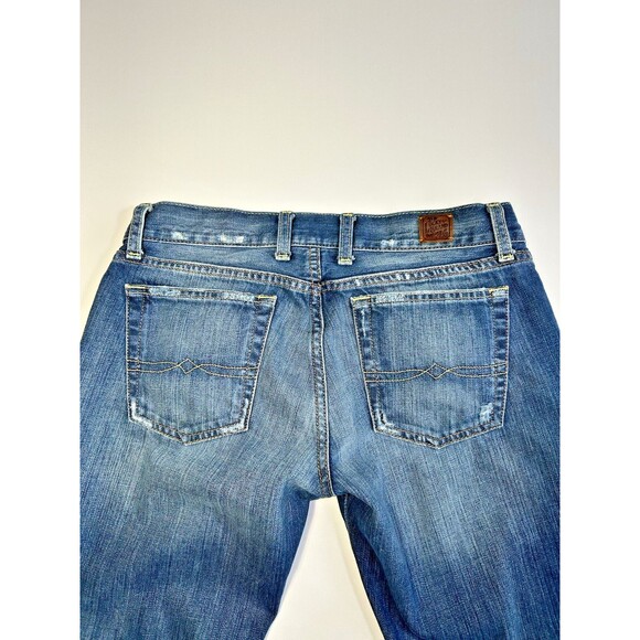 Y2K Lucky Brand by Gene Montesano Low Rise Jeans Womens 6/28 Bootcut Denim - Picture 9 of 11